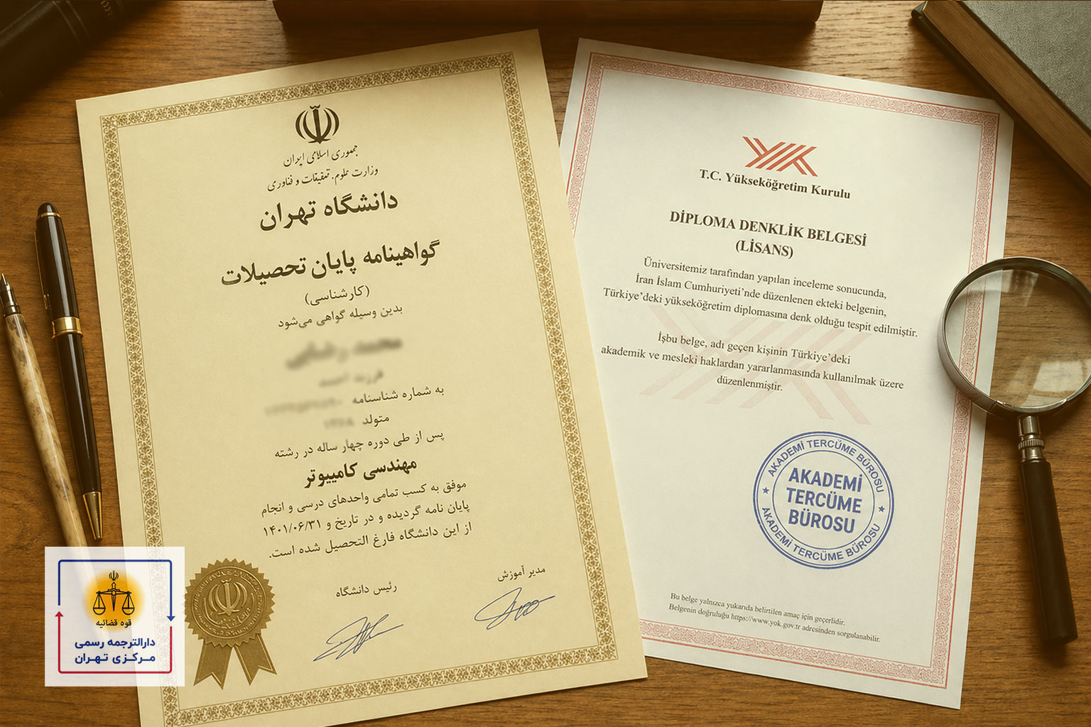 دنکلیک و معادلسازی مدارک در ترکیه